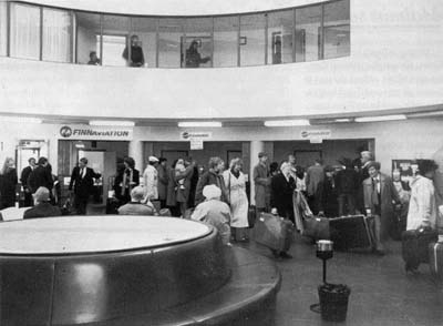 The Allied Control Commission returned Malmi Airport to the Finns at the end of 1946, but reserved the right to use the airfield according to its needs. In 1986, the Airport was needed for a short time to serve passenger traffic during a civil service str